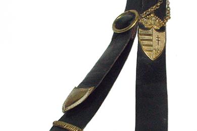 Taška na náboje s uhorským erbom, okolo roku 1900