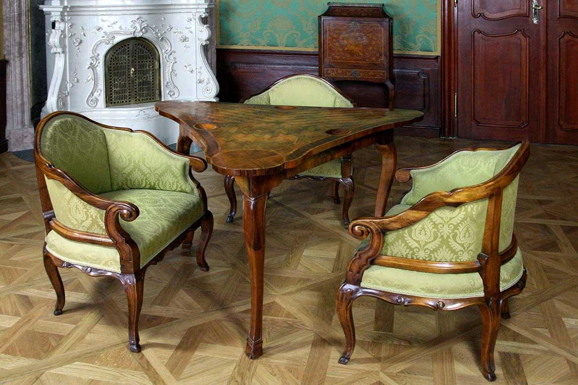 Pohľad do expozície Múzea historických interiérov, Apponyiho palác