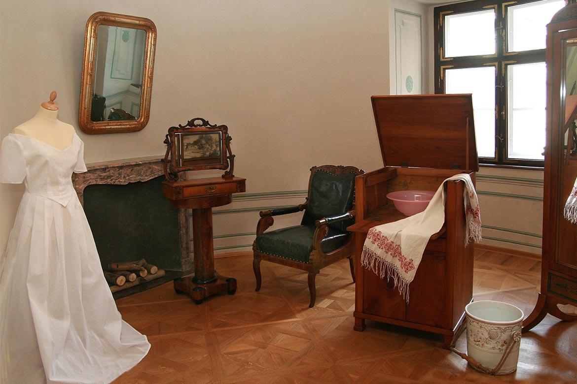 Pohľad do expozície Múzea historických interiérov, Apponyiho palác