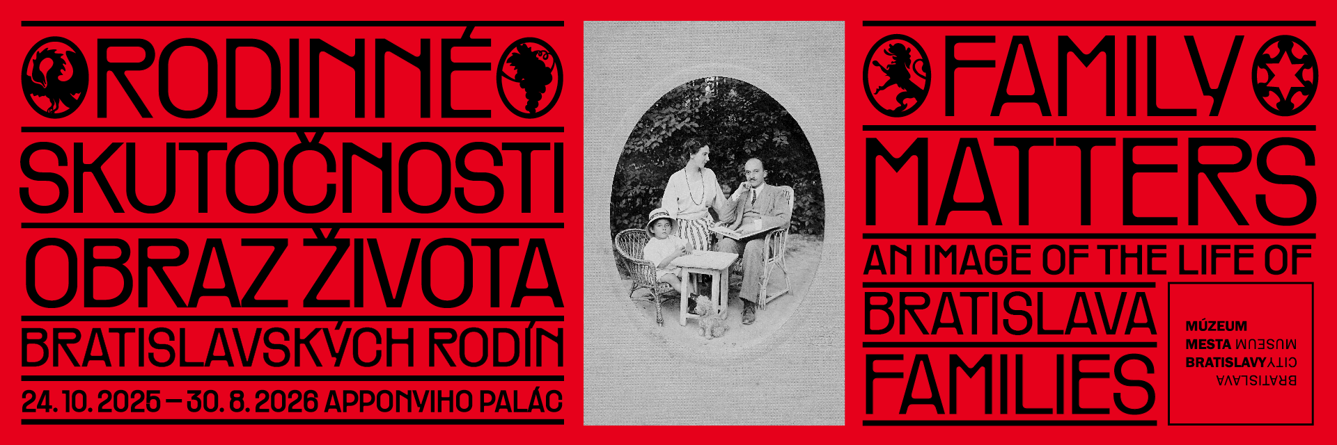 Family matters: An image of the life of Bratislava families / exhibition